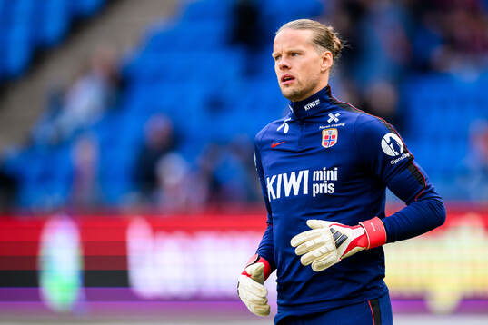 Goalkeeper Ørjan Håskjold Nyland of Norway