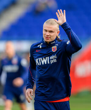 Erling Braut Haaland of Norway