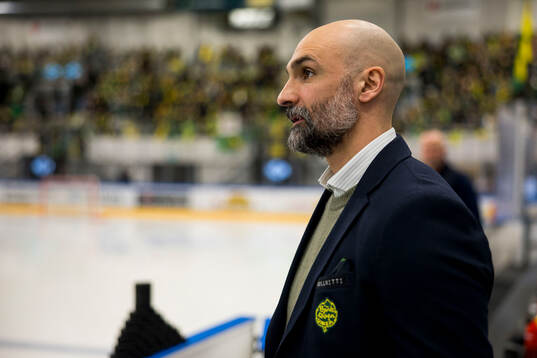 Björklövens assisterande tränare Daniel Rahimi