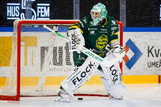 Björklövens målvakt Olle Eriksson Ek