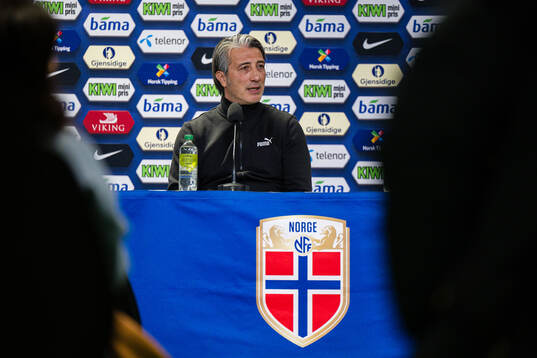 Head coach Murat Yakin of Switzerland at a press conference