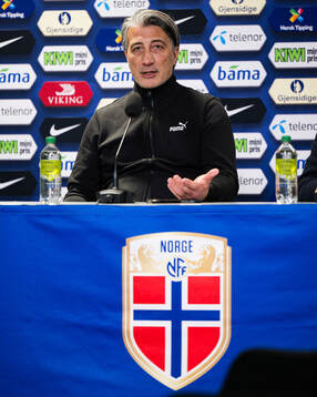 Head coach Murat Yakin of Switzerland at a press conference