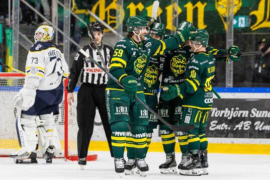 Björklövens Olli Vainio jublar