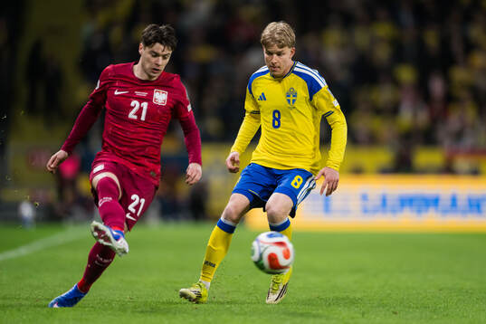Nicola Zalewski of Poland and Daniel Svensson of Sweden