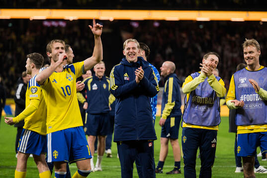 Herman Johansson of Sweden celebrates