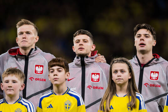 Karol Swiderski, Sebastian Szymanski and Nicola Zalewski of