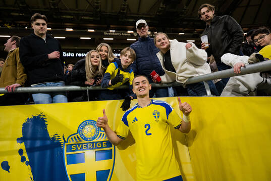 Gustaf Lagerbielke of Sweden celebrates