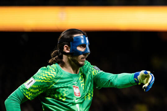 Goalkeeper Kamil Grabara of Poland