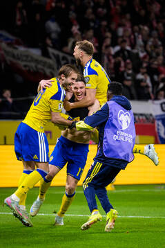 Benjamin Nygren, Viktor Gyökeres, Jesper Karlström and