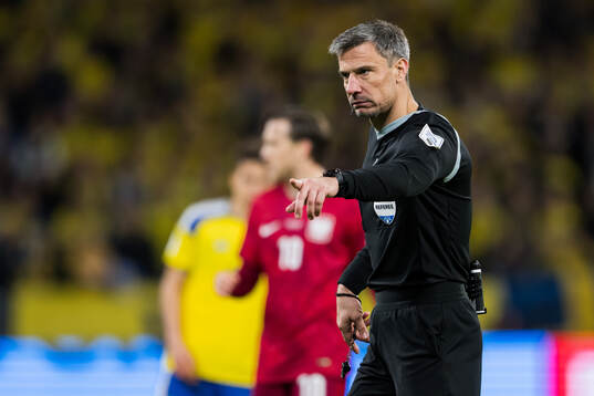 Referee Slavko Vincic