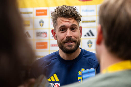 Goalkeeper Kristoffer Nordfeldt of Sweden