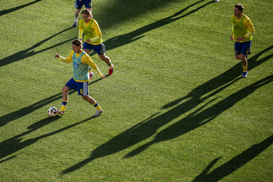 Ahead of the UEFA Under-21 qualifier football match between