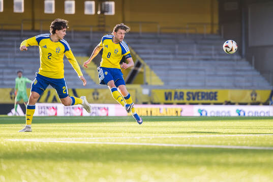 Hampus Skoglund and Lukas Björklund of Sweden