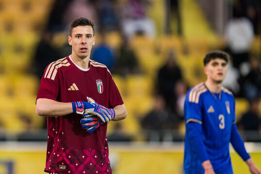 Goalkeeper Lorenzo Palmisani of Italy