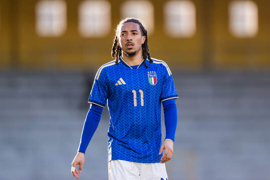 Luca Koleosho of Italy