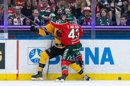 Luleås Markus Nurmi och Frölundas Tom Nilsson