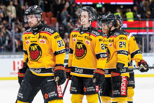 Luleås Oscar Engsund, Filip Eriksson och Brendan Shinnimin