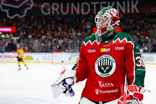 Frölundas målvakt Tobias Normann
