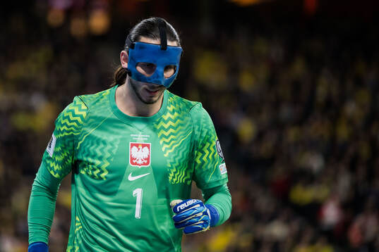 Goalkeeper Kamil Grabara of Poland