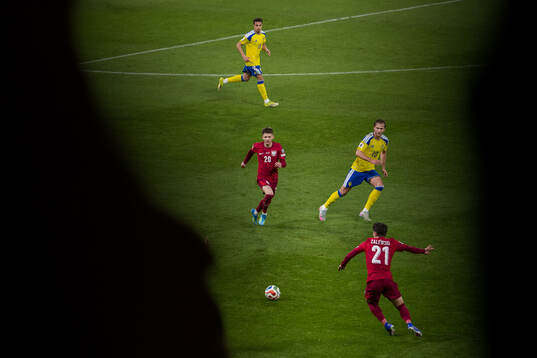 Sebastian Szymanski of Poland and Benjamin Nygren of Sweden