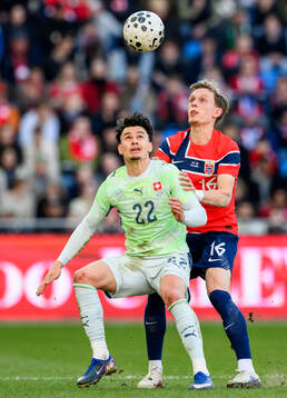 Fabian Rieder of Switzerland and Marcus Holmgren Pedersen