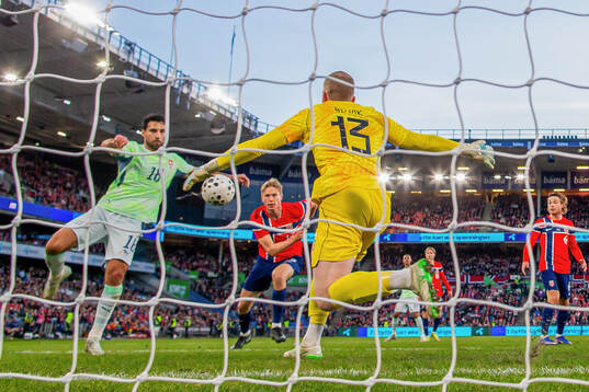 Goalkeeper Egil Selvik of Norway