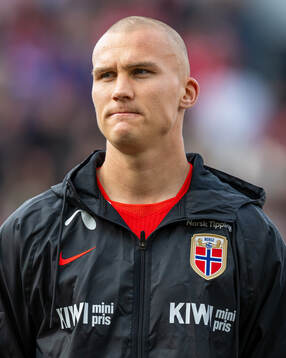 Leo Østigård of Norway line up