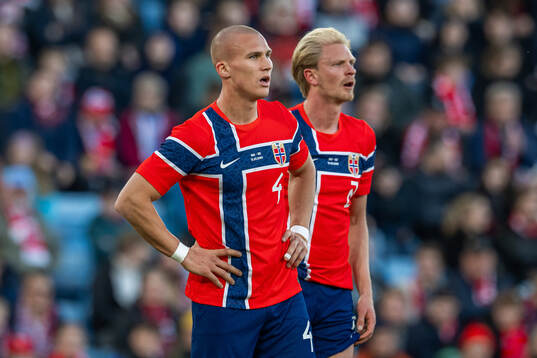 Leo Østigård and Morten Thorsby of Norway