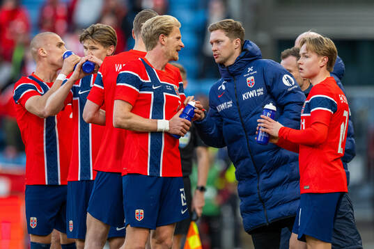 Morten Thorsby and tactical statistician Pål Fjelde of