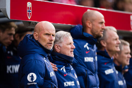 Head coach Ståle Solbakken of Norway