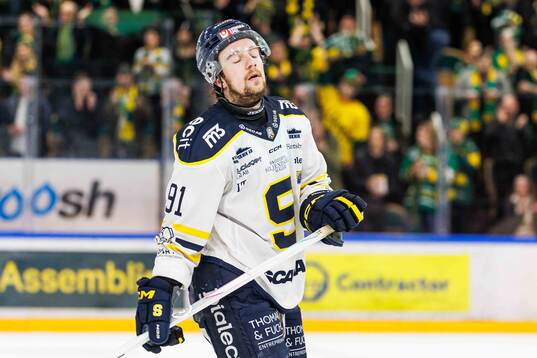 Södertäljes Andrew Vanderbeck deppar