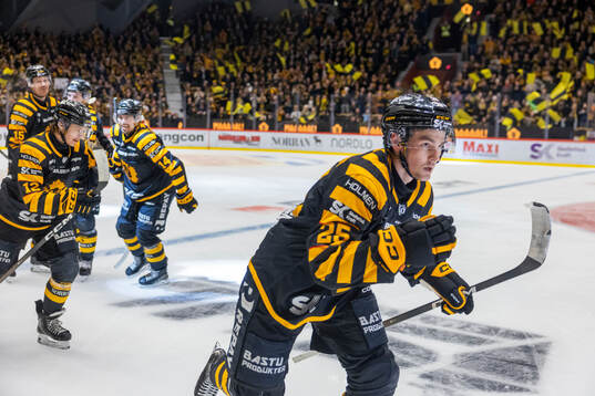 Skellefteås Pontus Johansson jublar