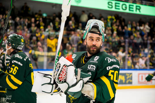 Björklövens målvakt Frans Tuohimaa