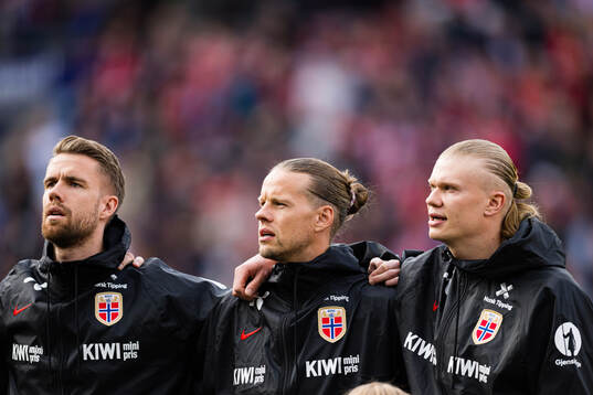 Kristoffer Ajer, goalkeeper Ørjan Håskjold Nyland and