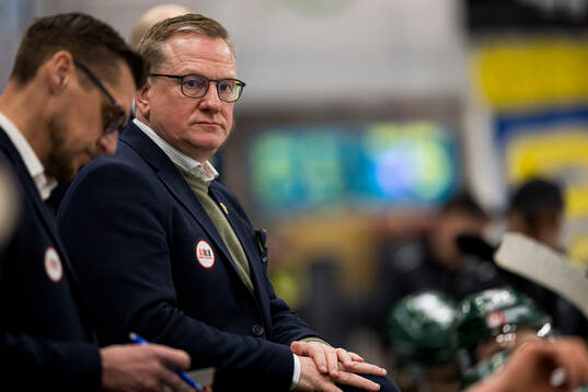 Björklövens huvudtränare Magnus Bogren