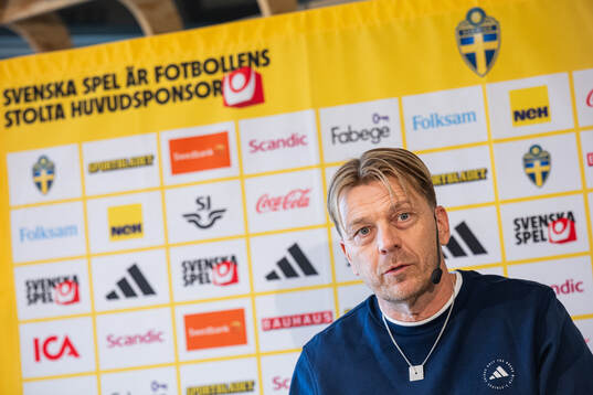 Head coach Tony Gustavsson of the Swedish women's national