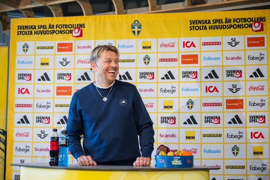 Head coach Tony Gustavsson of the Swedish women's national
