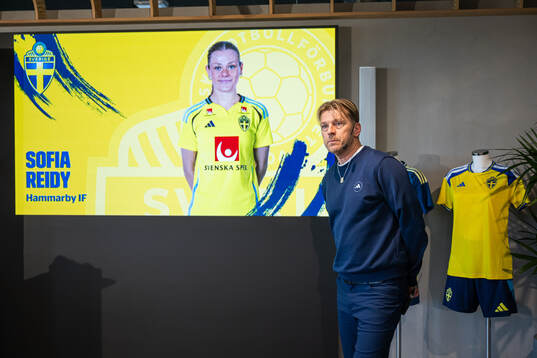 Head coach Tony Gustavsson of the Swedish women's national