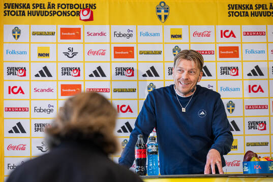 Head coach Tony Gustavsson of the Swedish women's national