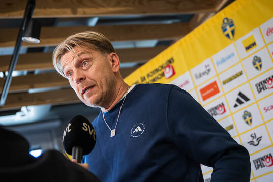 Head coach Tony Gustavsson of the Swedish women's national