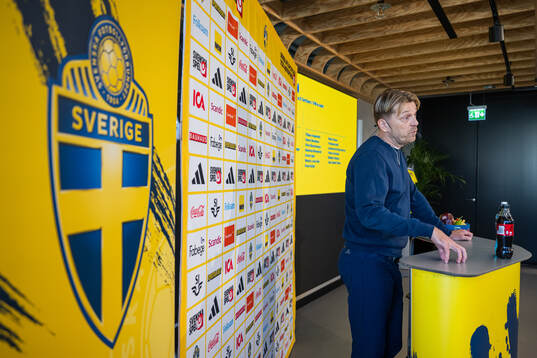 Head coach Tony Gustavsson of the Swedish women's national