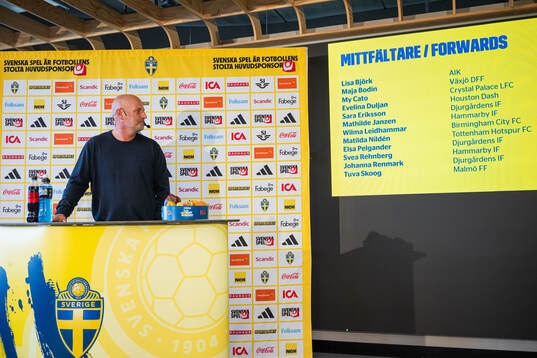 Head coach Magnus Wikman of the Swedish women's u23