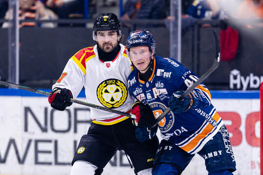 Brynäs Luke Witkowski och Växjös Dennis Rasmussen