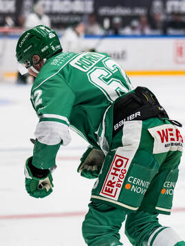 Rögles Lubos Horky har ont