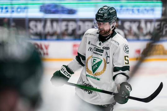 Färjestads Linus Johansson deppar