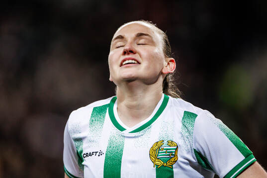 Vilde Hasund of Hammarby celebrates
