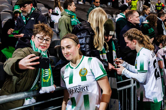 Vilma Emilia Koivisto of Hammarby celebrates