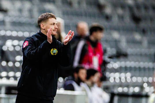 Coach William Strömberg of Hammarby