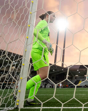 Goalkeeper Fanney Birkisdottir of Häcken