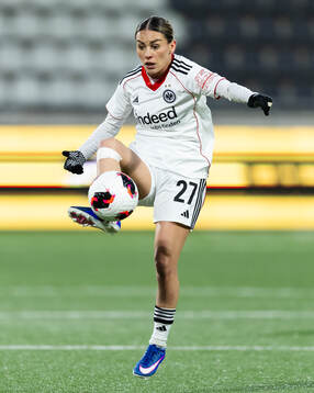 Ereleta Memeti of Eintracht Frankfurt